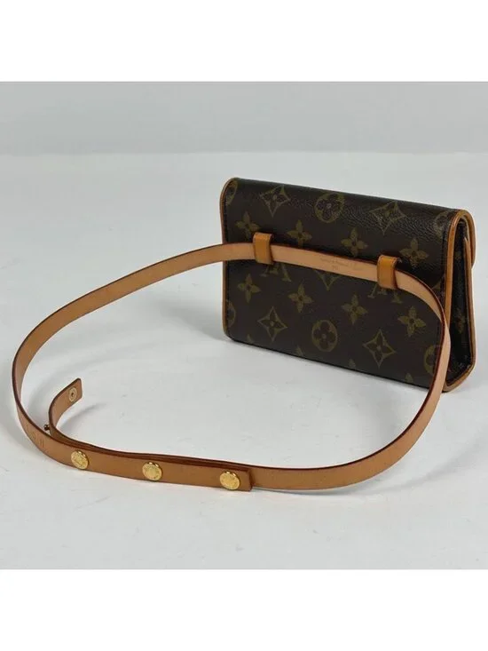 Louis Vuitton Pochette Florentine Waist Bag Pouch Monogram Brown - Picture 2 of 7